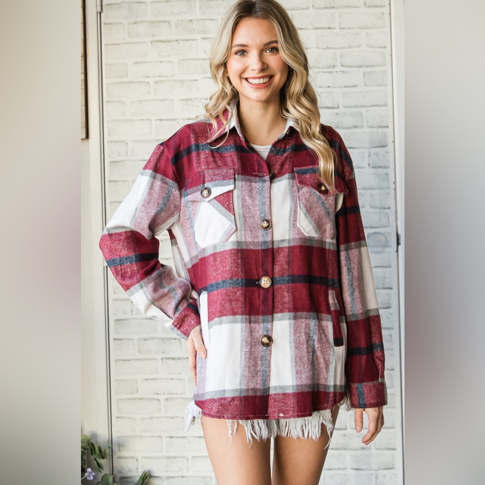 Plaid button down - Picture 4 of 7
